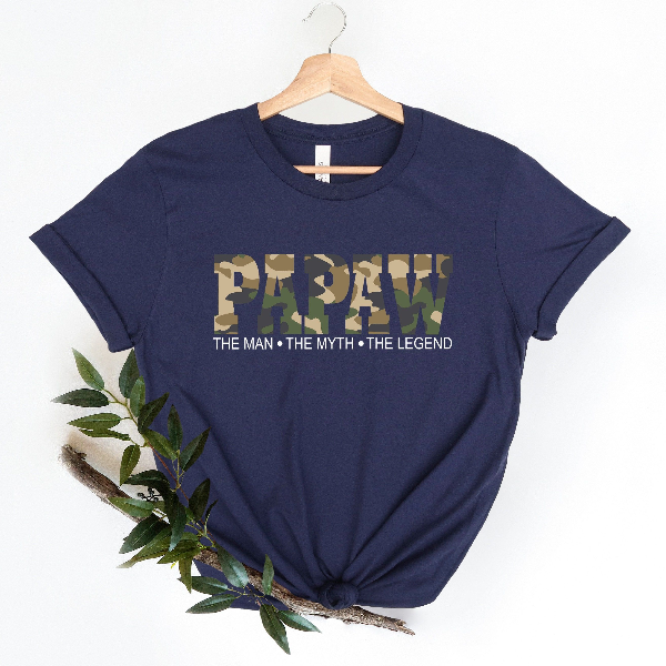 Legend Papaw Shirt Military Papaw Tee Fathers Day Gift