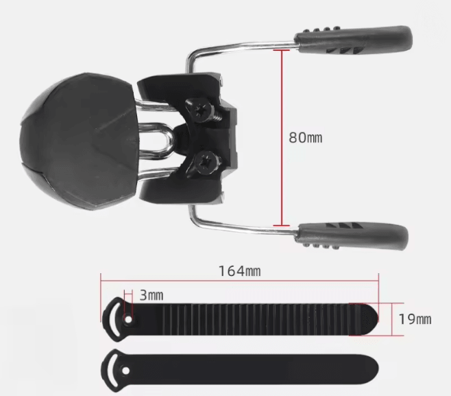Snowboard Binding Ladder Strap Replacement Toe and Ankle Fixing Strap