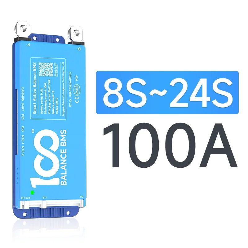Smart BMS with Bluetooth and WiFi Active Balance Protection