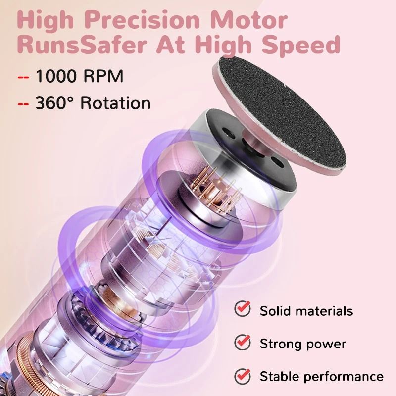 2-in-1 Precision Electric Callus Remover & Nail Polisher