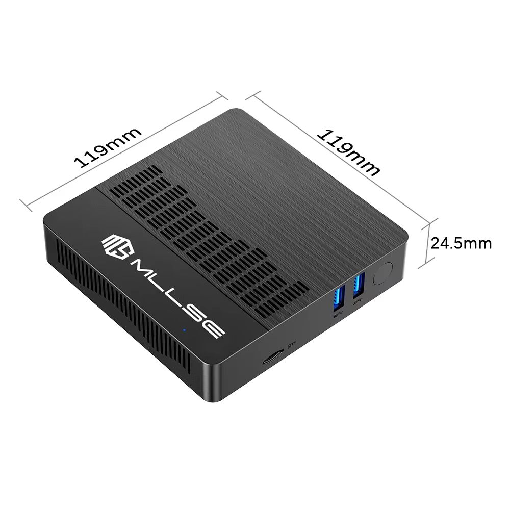 Mini PC Intel Gemini Lake Windows 11 6GB RAM 128GB SSD Dual Band WiFi Bluetooth