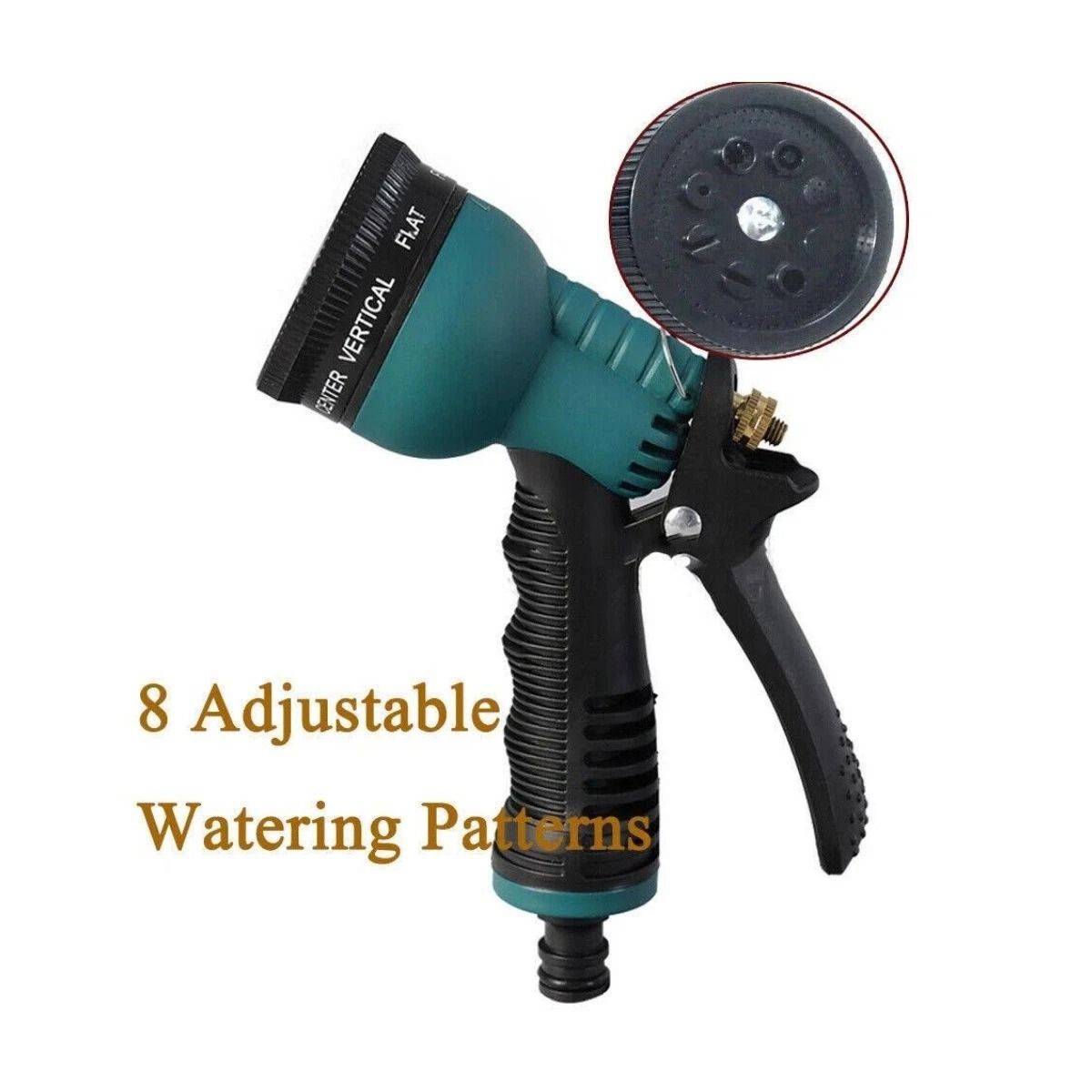 Heavy Duty Garden Hose Nozzle High Pressure Leak Proof Pattern Sprayer
