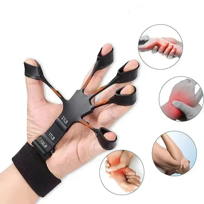 Silicone 5-Finger Wrist Grip Strengthener