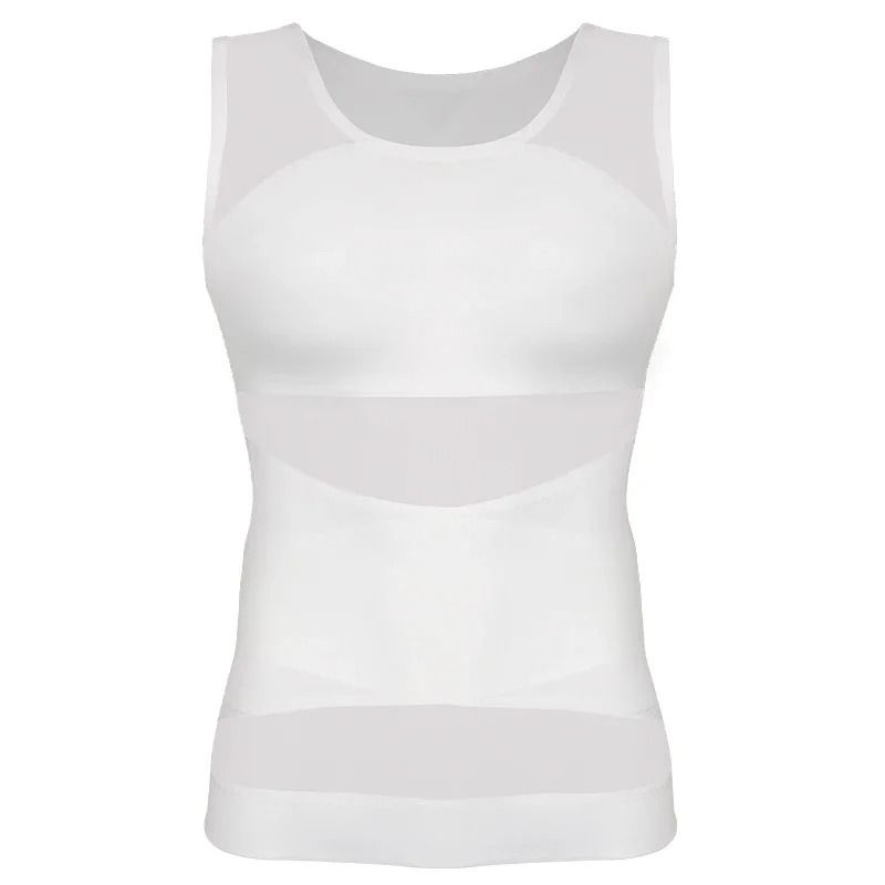 Mens Compression Slimming Body Shaper Vest