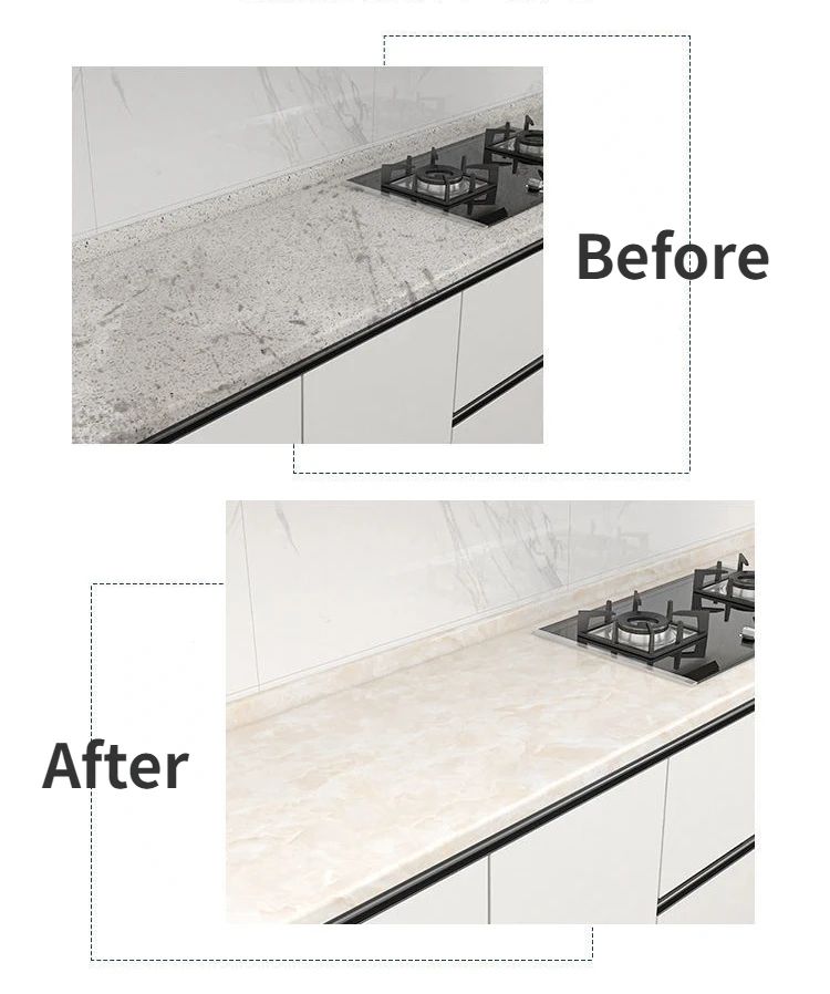 80cm Kitchen Backsplash Sticker Roll - Oil-Proof Wallpaper with Heat-Resistant, Waterproof Self-Adhesive Shield