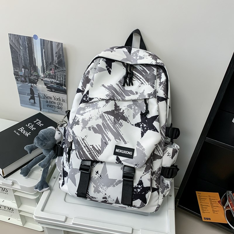Graffiti Large Capacity Backpack Stylish School Travel Laptop Bag