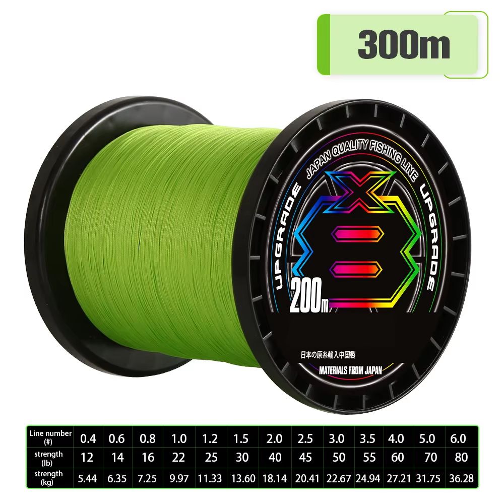X Braid Upgrade X8 PE Fishing Line 8 Strand Super Strong Saltwater Multifilament Line 546.8yd 1093.6yd