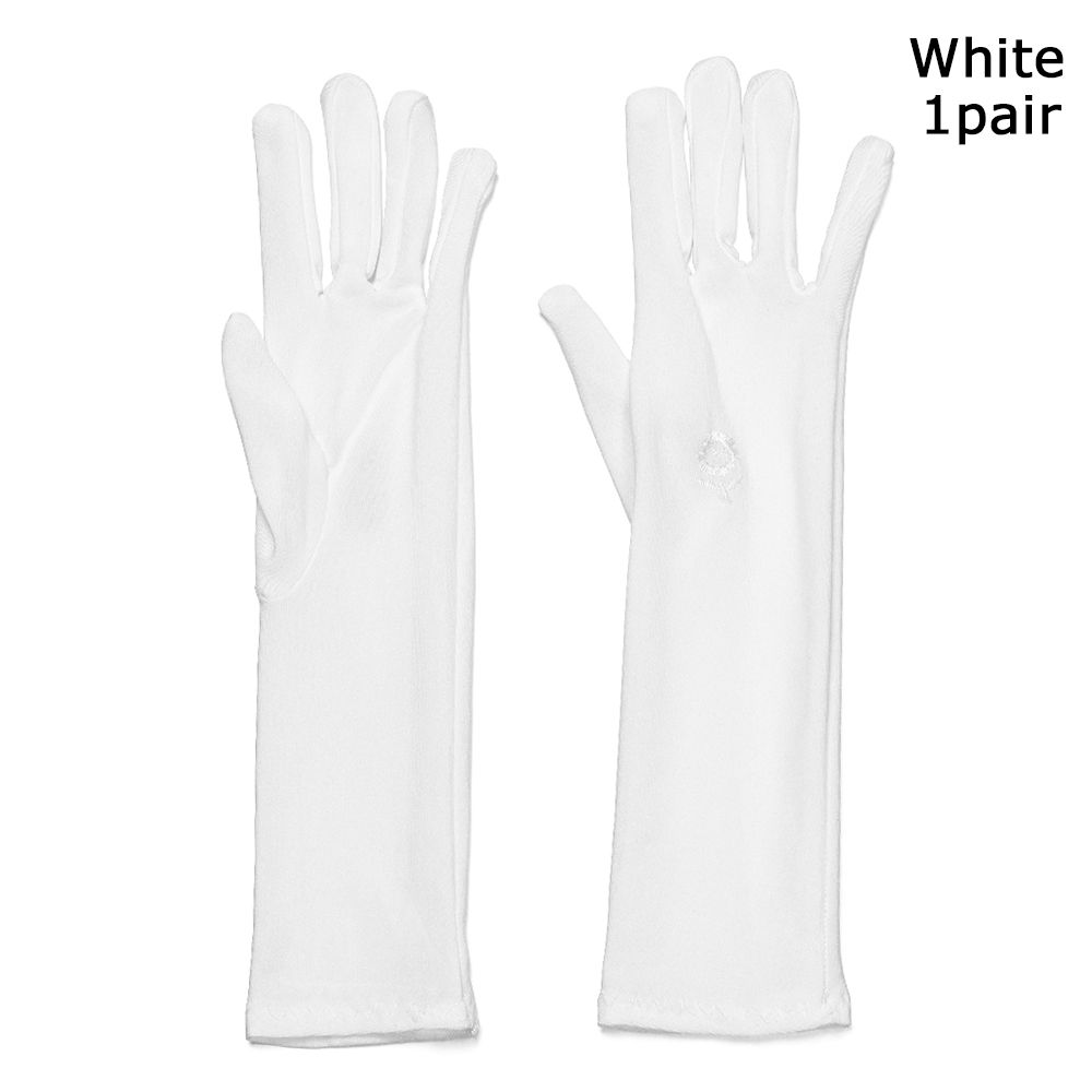 Sunscreen Gloves, Anti UV Driving Gloves, Elastic Mid-long Slip Resistant Etiquette Gloves