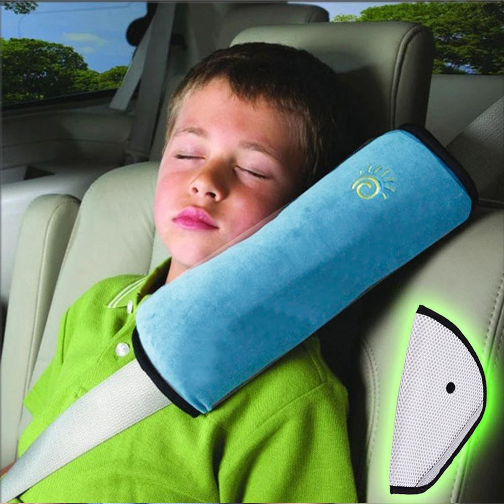 Universal Kids Shoulder Pad Car Seat Belt Chest Cushion Pillow Protector for Kids Women Safe Travel