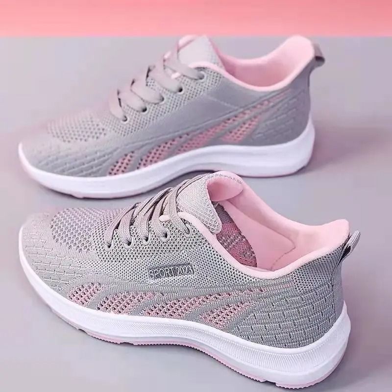 Women's Lightweight Running Shoes with Air Cushion and Breathable Mesh