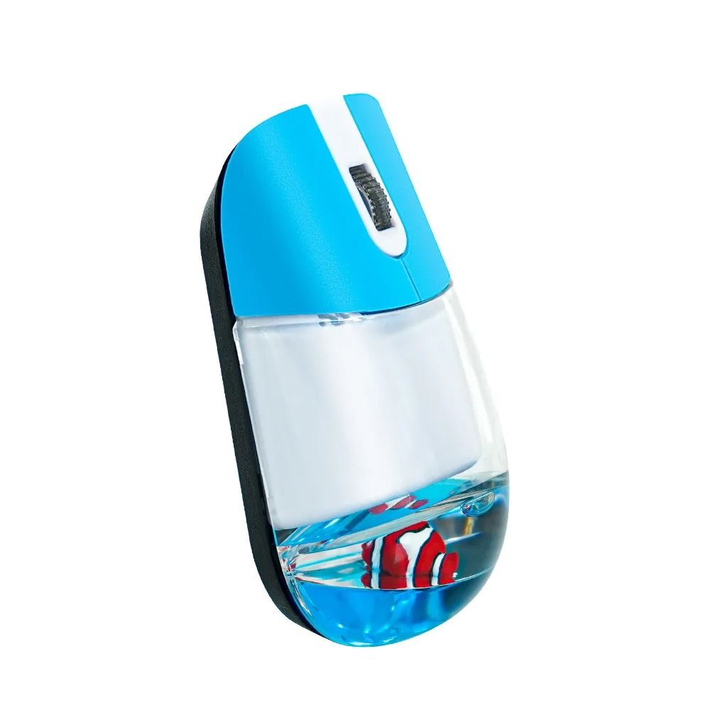 Creative Floating Aquarium Dual-Mode Wireless Mouse