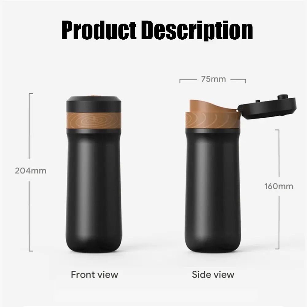 Double-Wall Stainless Steel French Press Coffee & Tea Maker