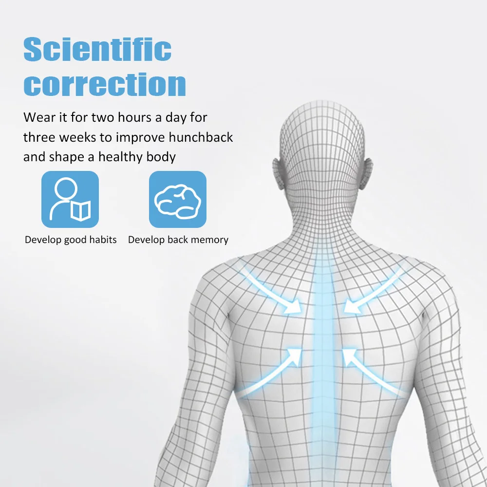 Invisible Reminder Sitting Posture, Smart Correction Belt Sensor Orthosis, Hunchback Back Smart Posture Corrector