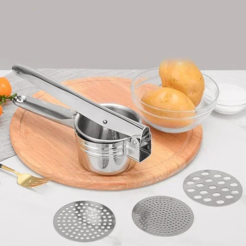 Heavy Duty Stainless Steel Potato Ricer and Press