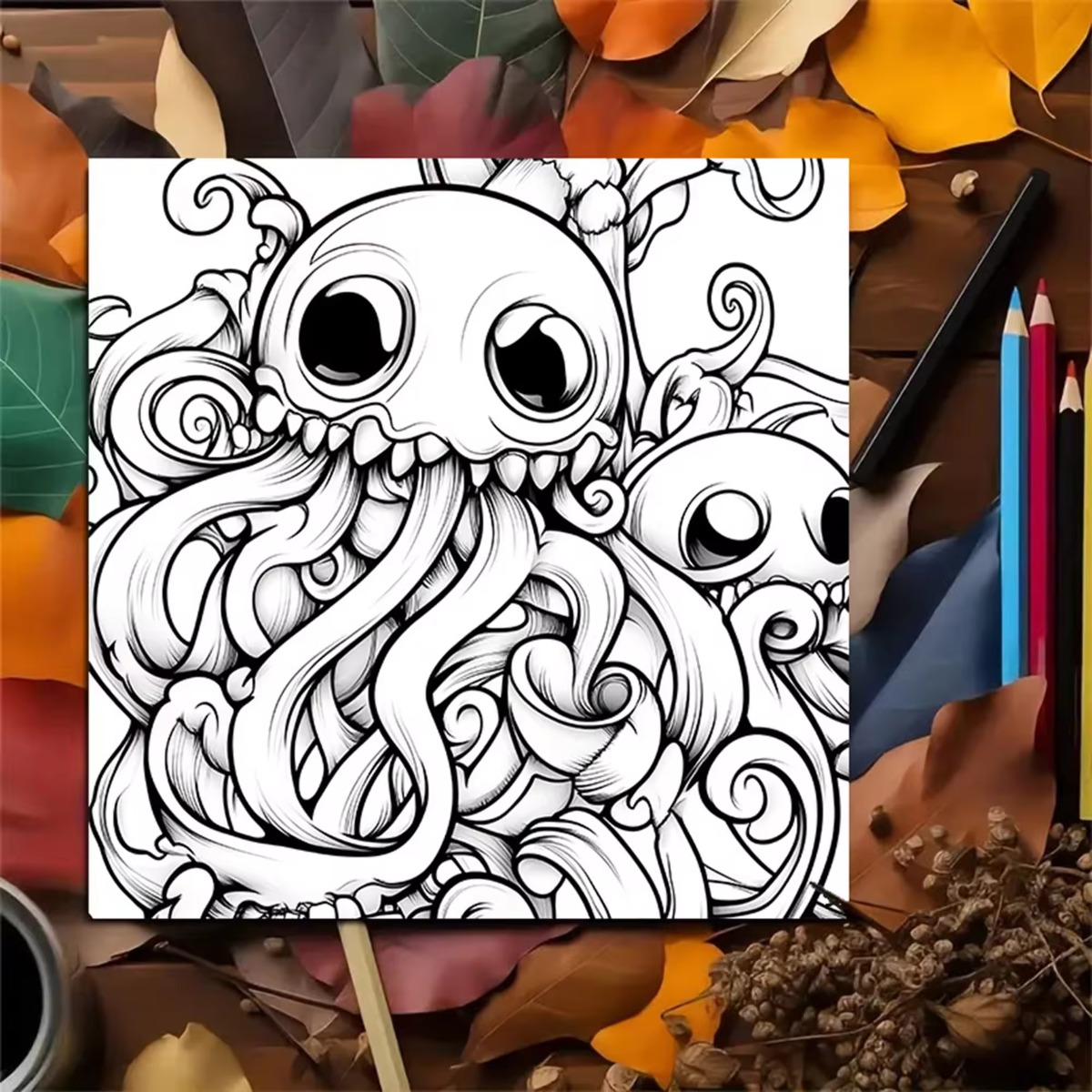 Joint Graffiti Colouring Book, Adult Picture Book, Art Therapy Gift