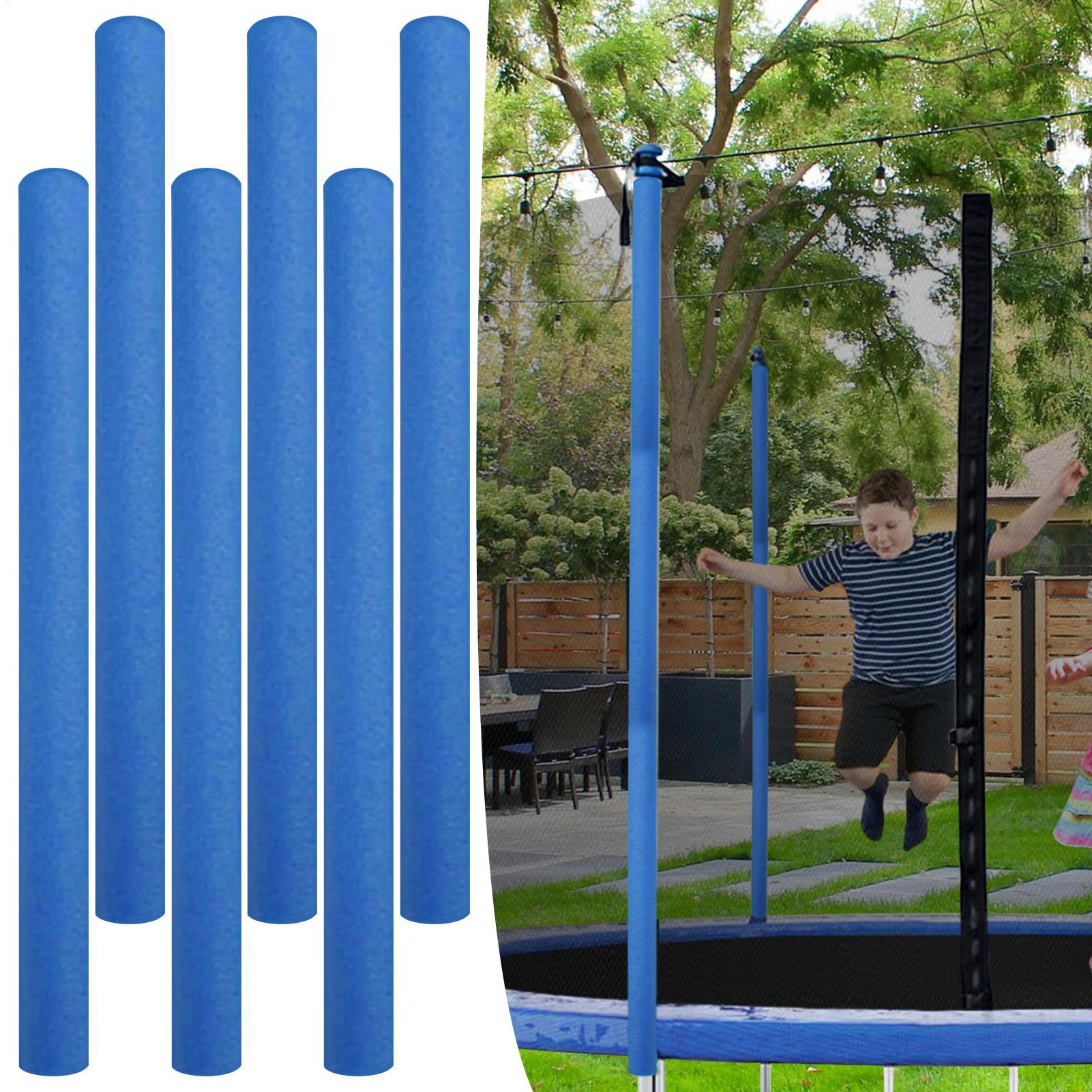 Secure Fit Trampoline Enclosure Protection, Pole Cover Tubes Padding for Indoor Outdoor Use