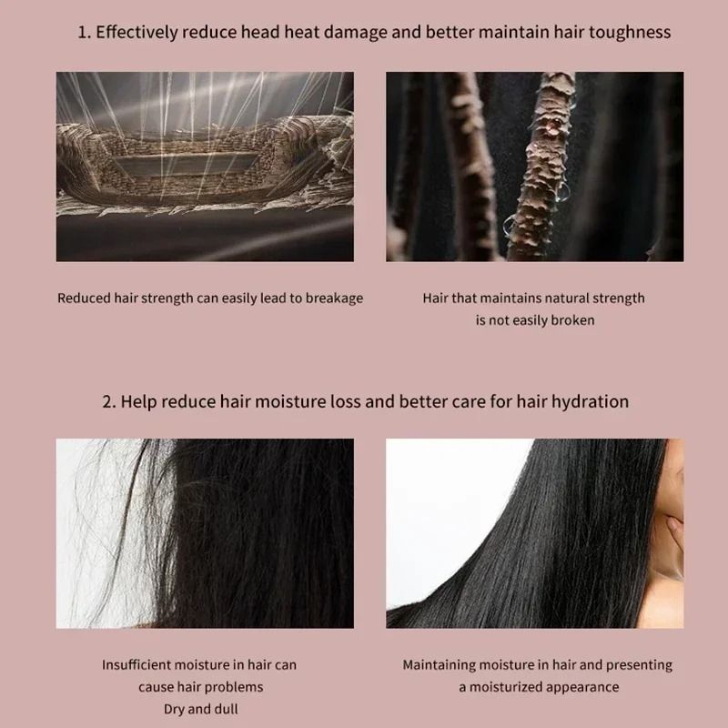 6 in 1 Multi Function Hair Dryer Styling Kit with Curling and Volumizing Attachments