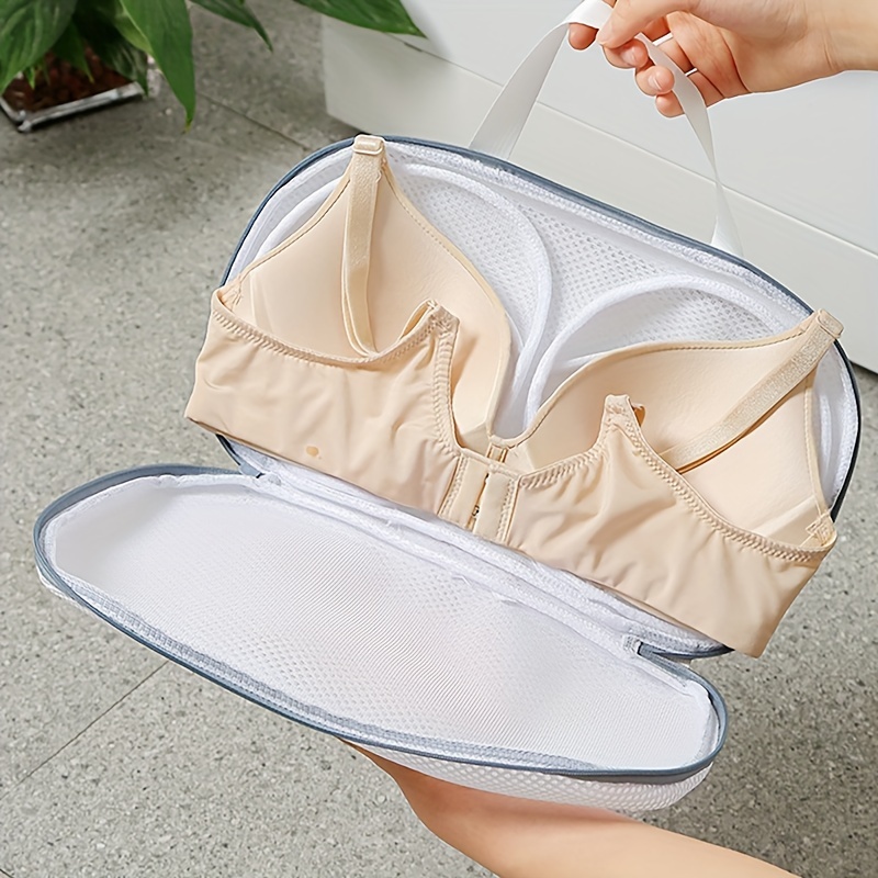 Women Bra Laundry Bag, Inner Mesh Bag, Protective Washing Bag, Household Washing Machine Care, Hand in Hand Carry Design