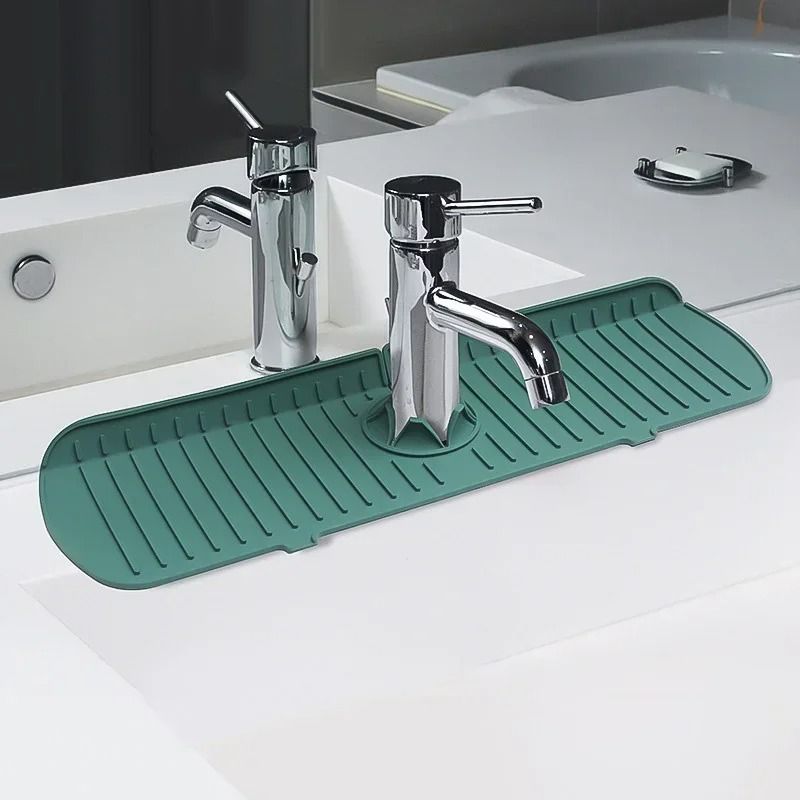 Ripple-Flow Silicone Faucet Mat