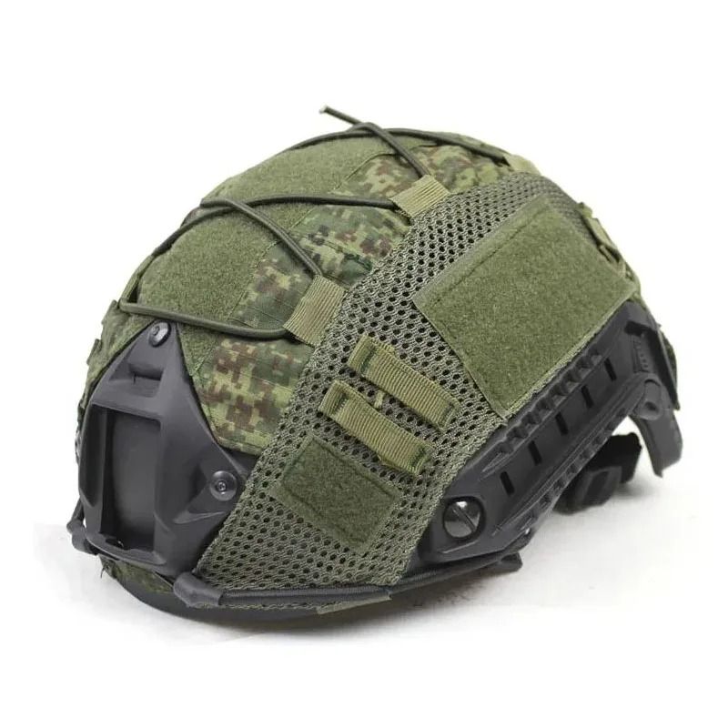 Tactical Helmet Cover Camo Fast Airsoft Paintball High Cut Helmet Cloth