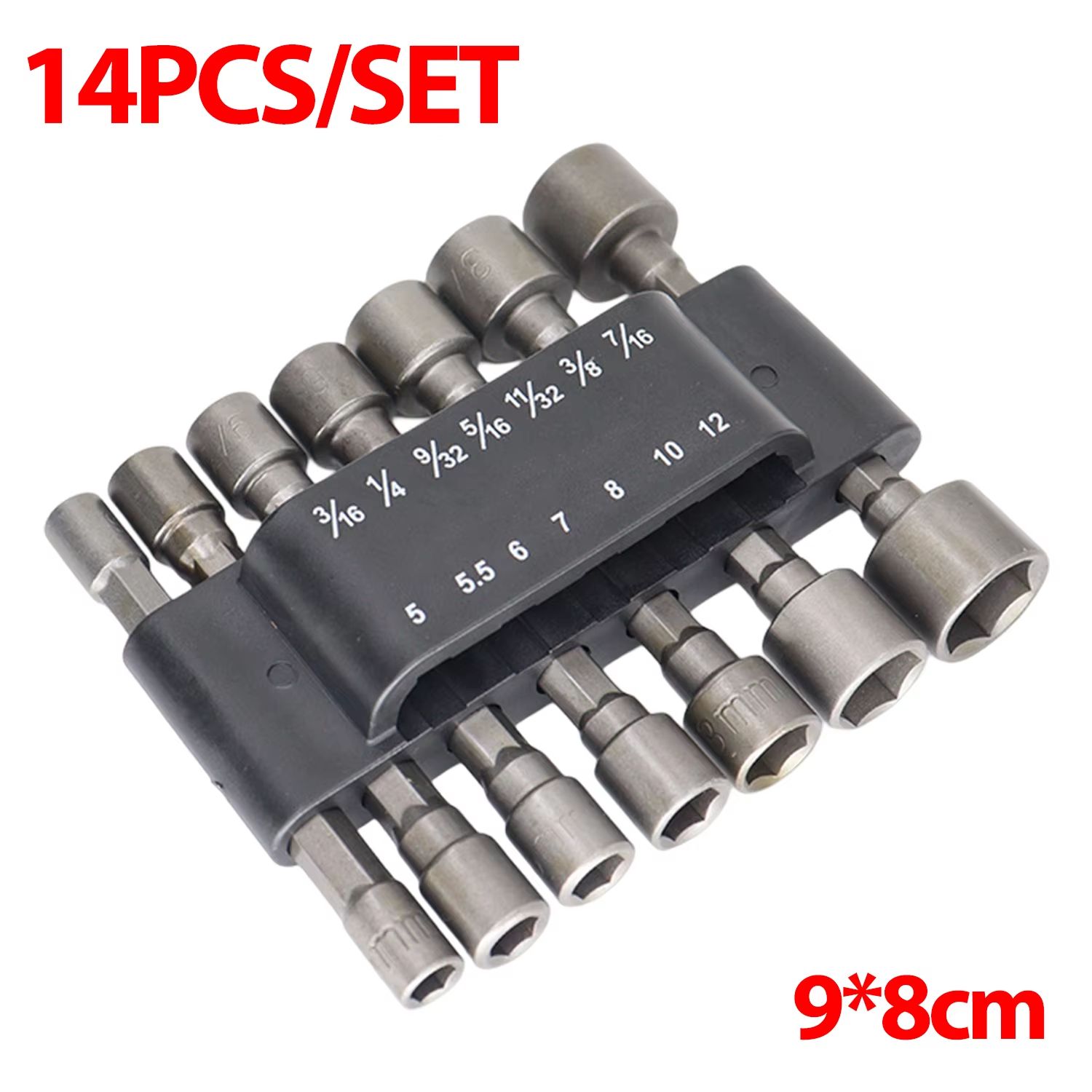 ProDriver Magnetic Hex Nut Driver Bit & Socket Adapter Set