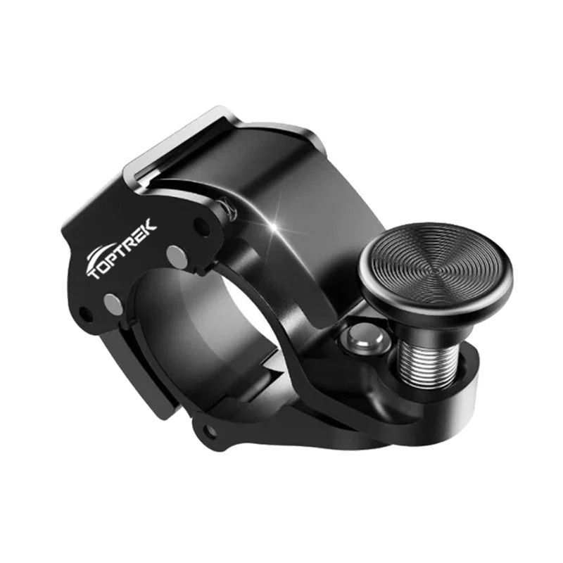 Toptrek Stainless Steel Bicycle Bell | High-Resonance MTB Handlebar Horn for Safety (22.2mm-22.8mm)