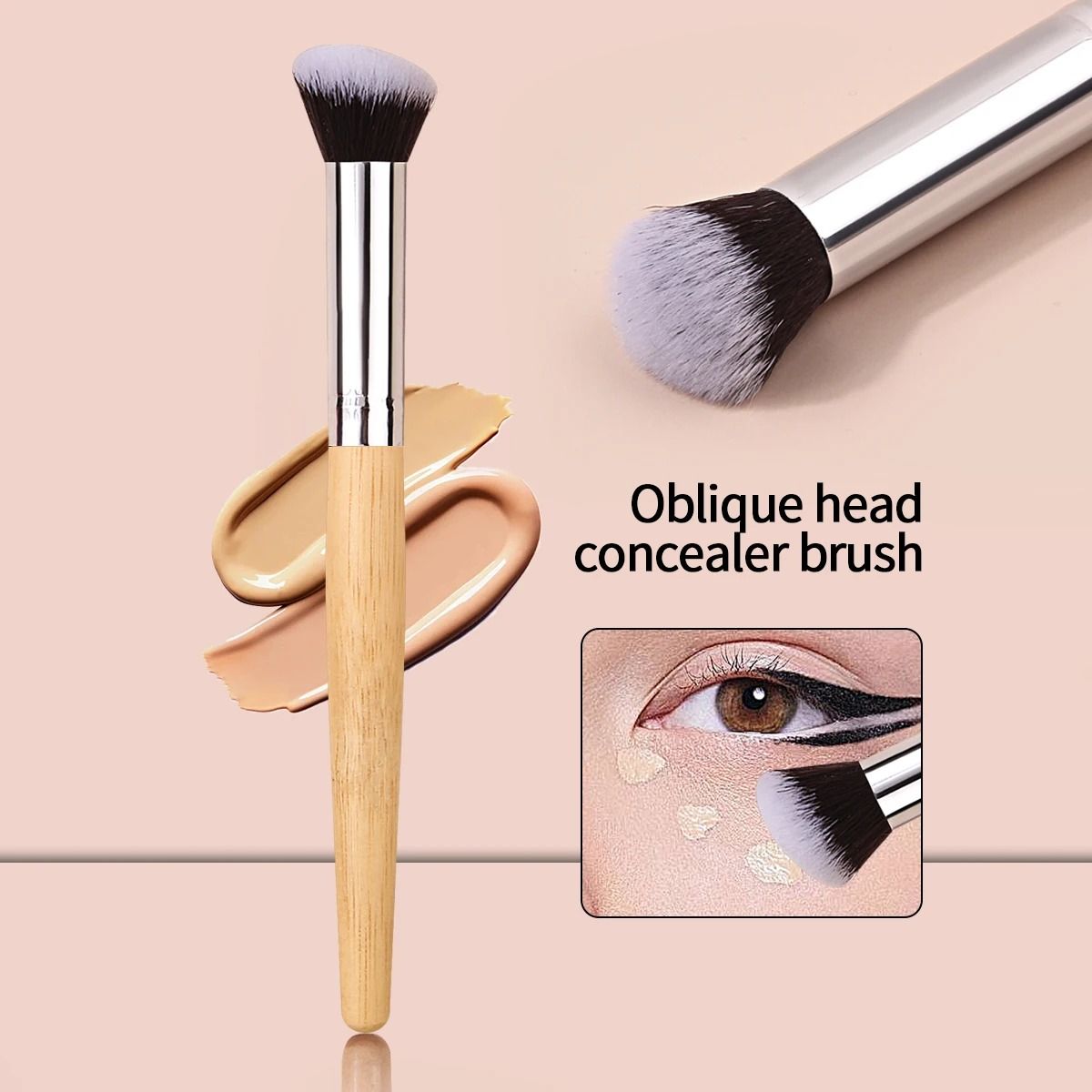 Professional Bamboo Precision Concealer and Detail Brush