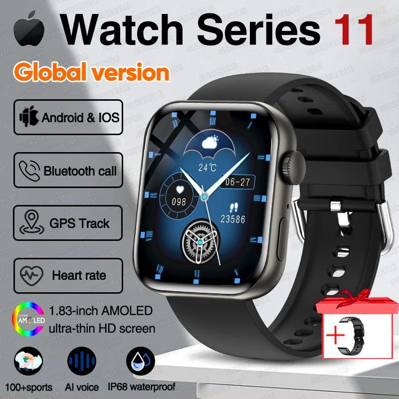 Series 11 AMOLED GPS Smartwatch with Bluetooth Calling