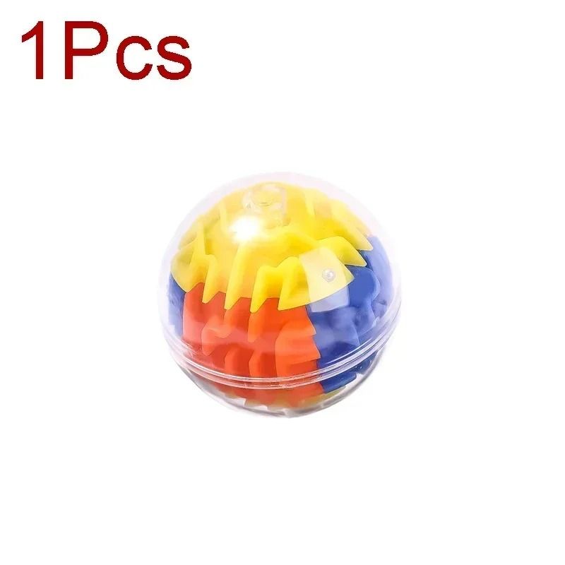 3D Maze Magic Cube Six-sided Transparent Speed Puzzle
