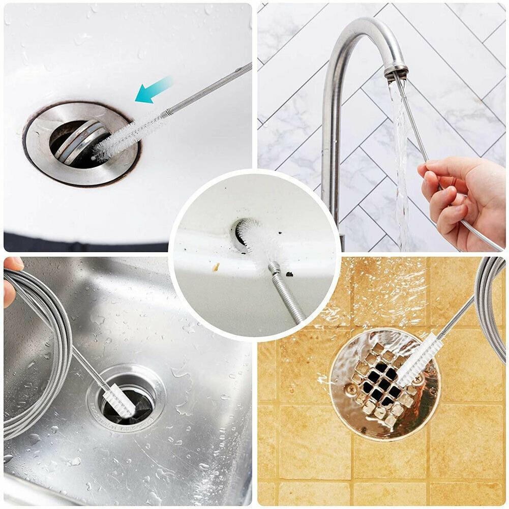 Car Drain Dredge Scrub Brush Auto Sunroof Long Hoses Cleaning Tool