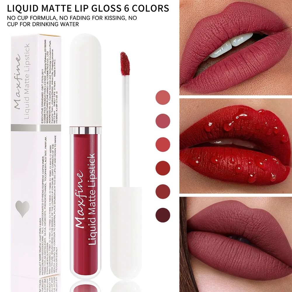 Matte Velvet Waterproof Lip Glaze