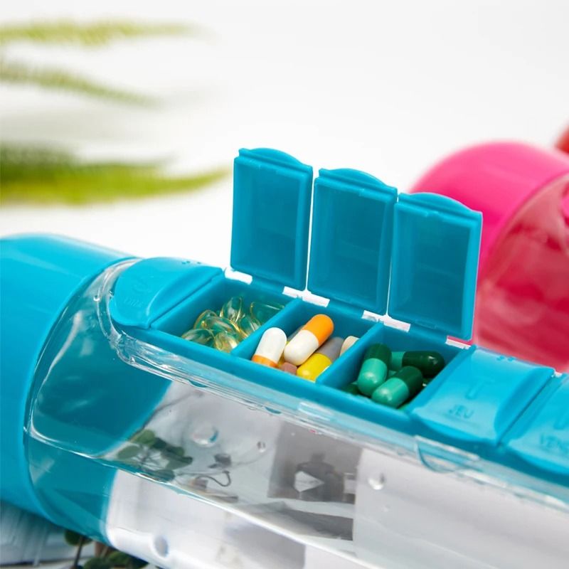 2-in-1 Integrated Hydration and Medication Management Shield