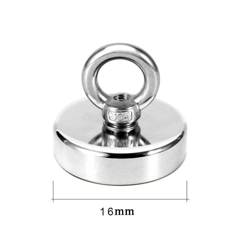 Super Strong Neodymium Fishing Magnet Heavy Duty Salvage Magnet with Eyebolt