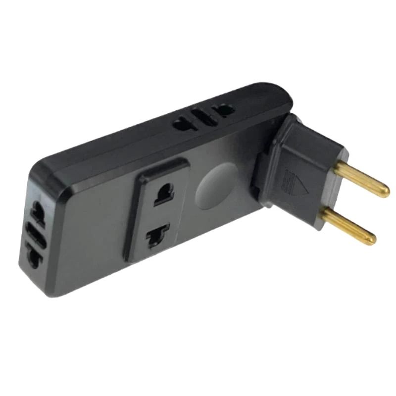 4 in 1 EU Plug Adapter 180 Degree Rotating Wall Outlet Extension Socket