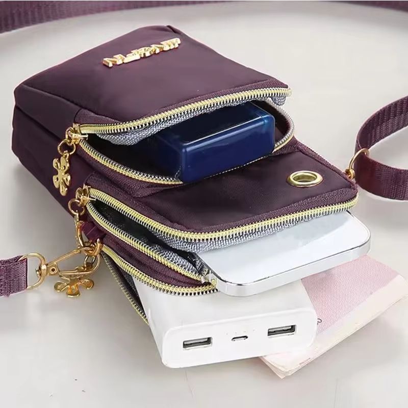 Mini Vertical Crossbody Phone Pouch and Wrist Wallet for Women Practical Everyday Bag