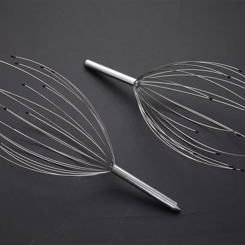 Octopus Head Massager Manual Scalp Scratcher Tool Stress Relief Massage Claw