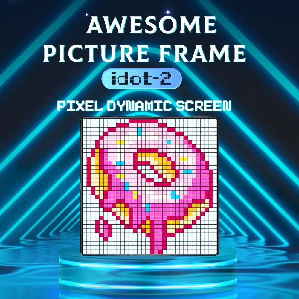 DIY LED Pixel Display RGB Panel Lamp Programmable Pixel Art Digital Screen
