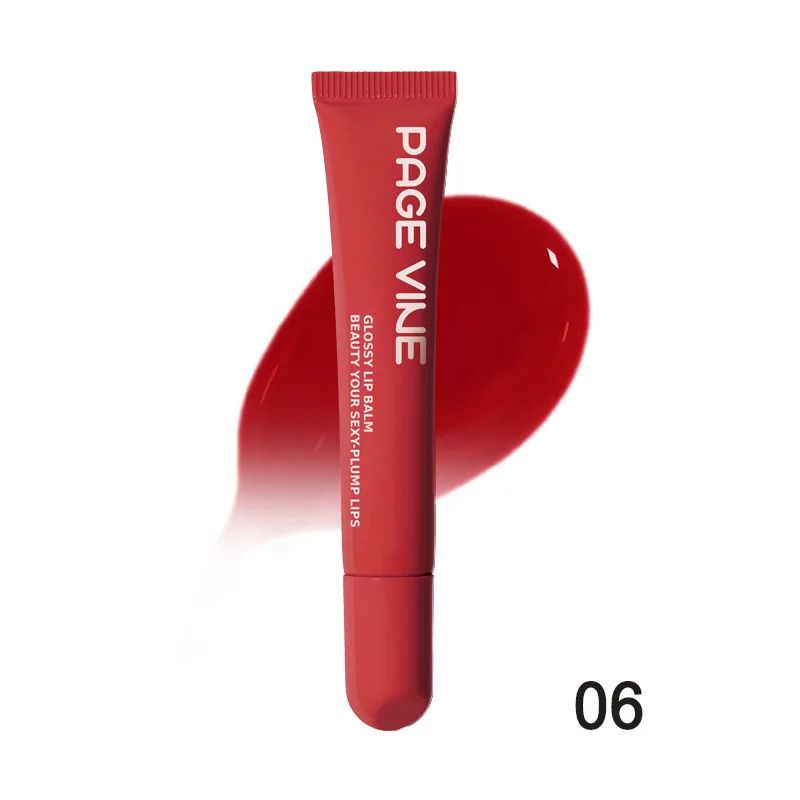 GlossyGlow Lip Gloss Phone Case – Moisturizing Raspberry Jelly Transparent Lip Gloss