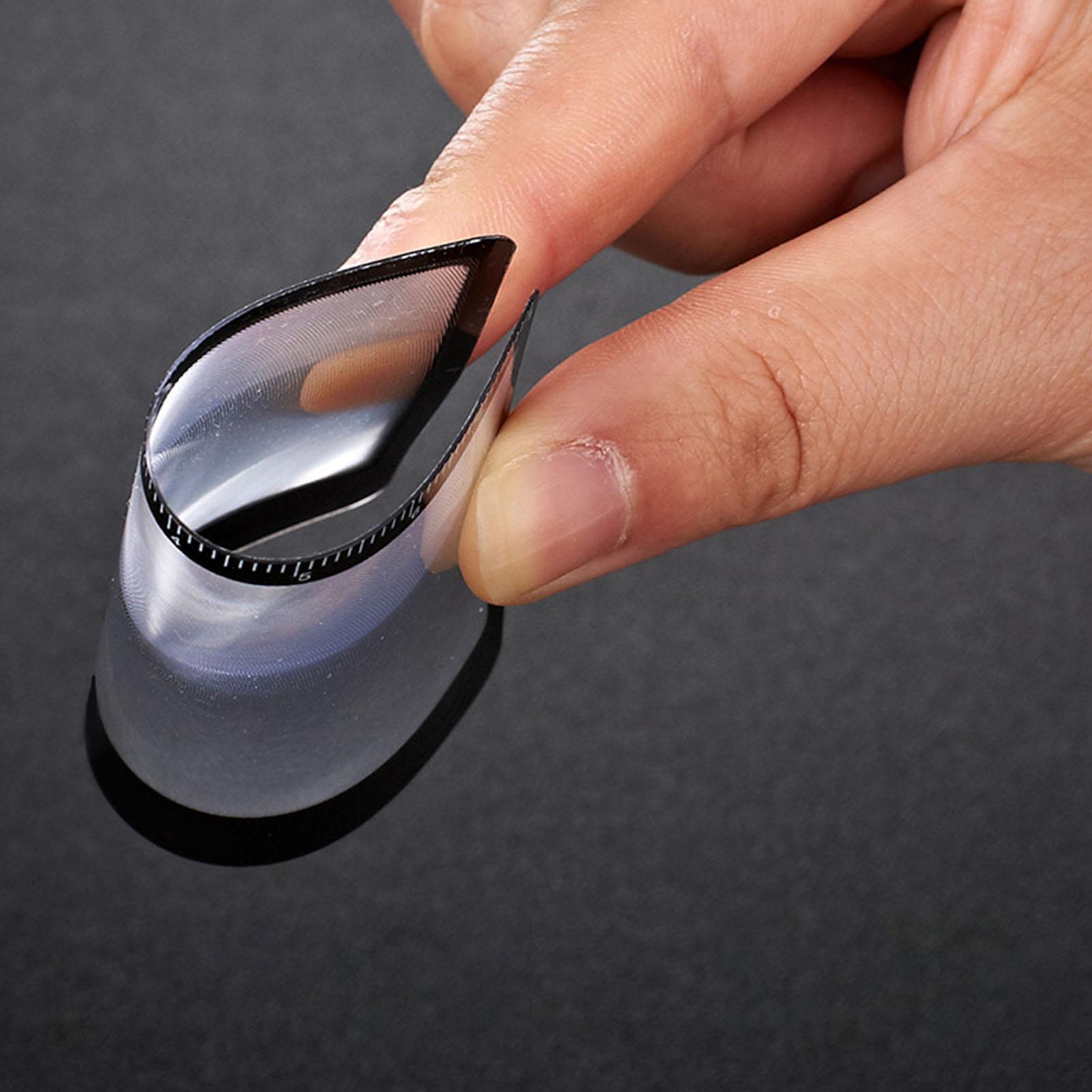 Credit Card Magnifying Glass Pocket Magnifier with Fresnel Lens for Reading and Outdoor Survival
