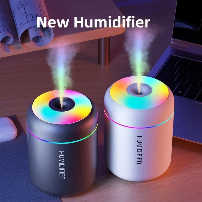 Mini USB Air Humidifier Aroma Diffuser with Light