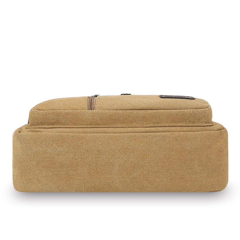 Men Canvas Messenger Crossbody Bag Durable Travel Shoulder Tote