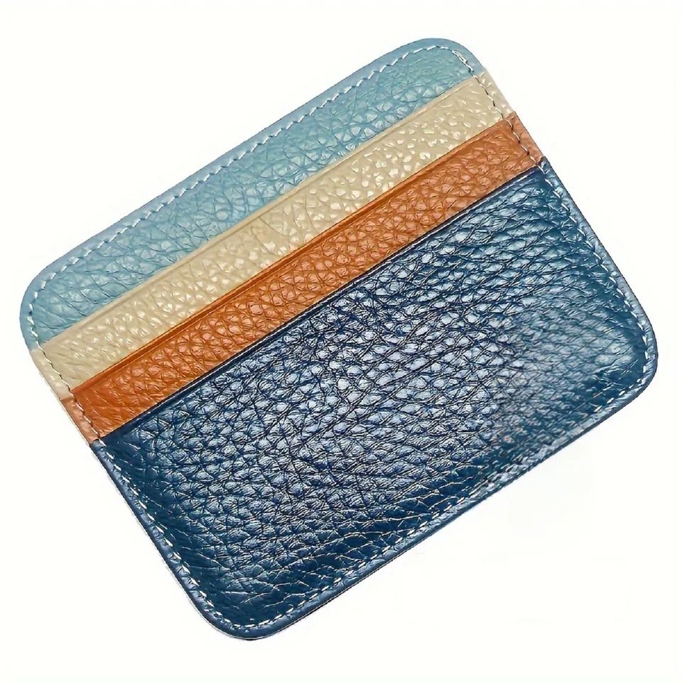 Ultra Thin Credit Card Holder, Slim Minimalist Wallet, with 6 Card Slots and Money Clip