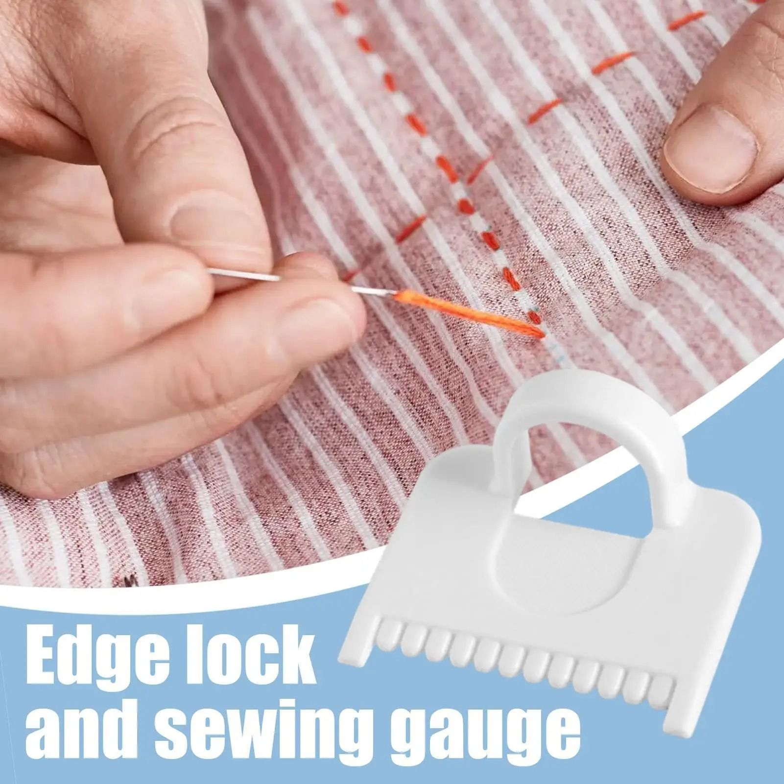 Magnetic Sewing Seam Guide and Gauge Tool