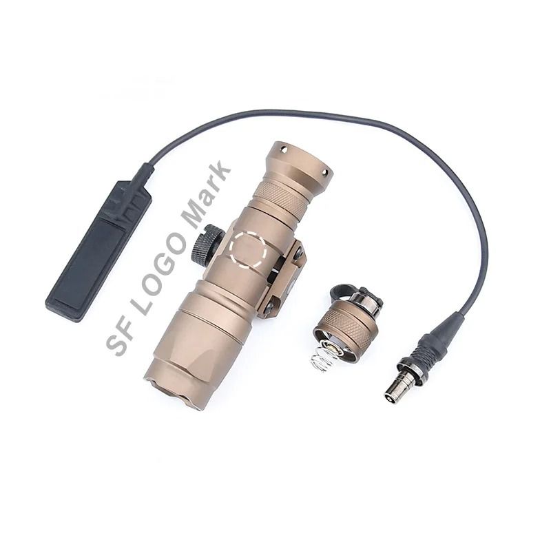 Mini Tactical Weapon Flashlight LED Scout Hunting Light with 20mm Rail Mount