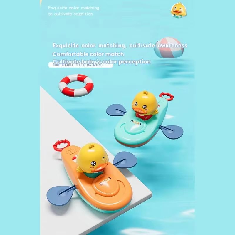 Little Yellow Duck Kayak Bath and Pool Toy for Kids