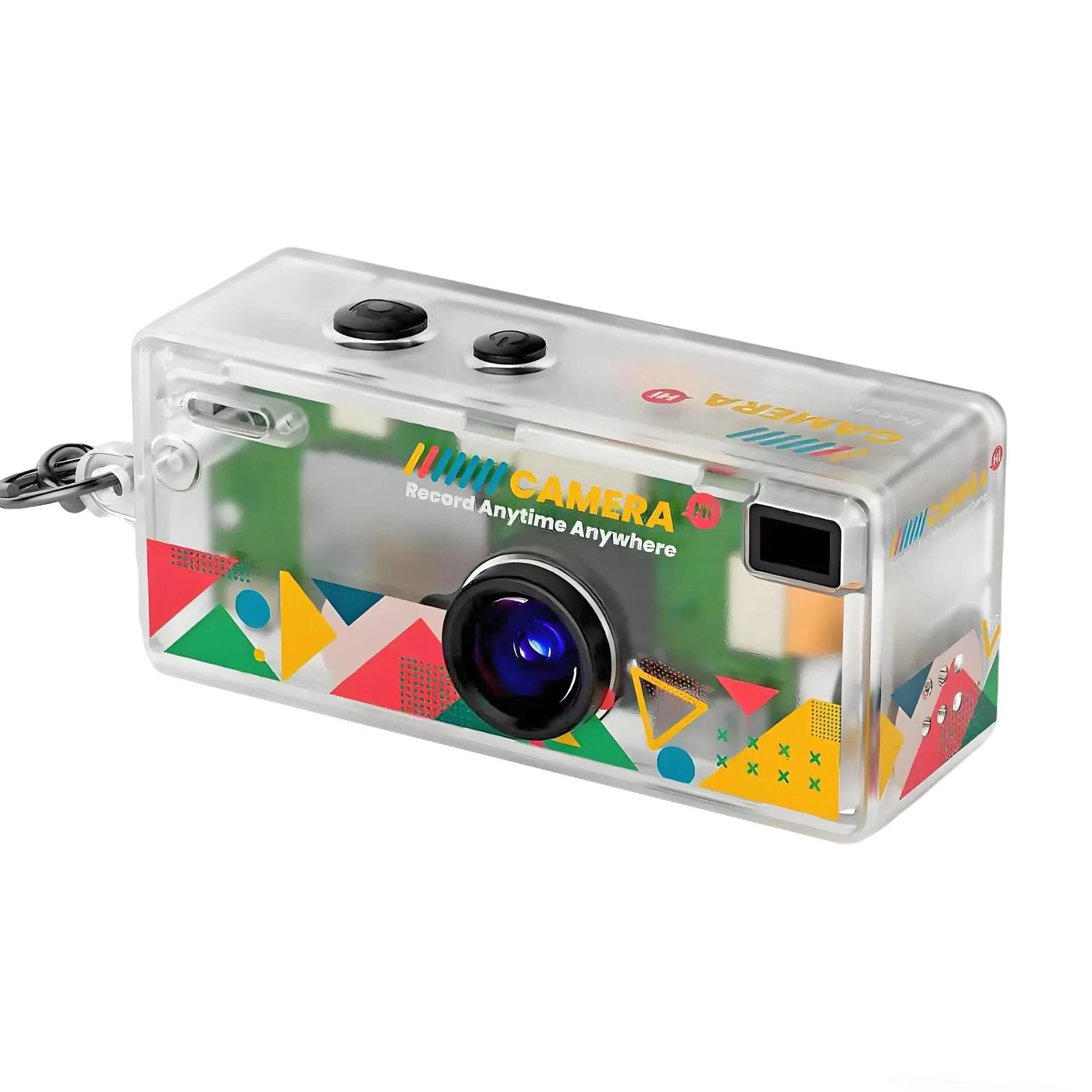 Retro 1984 Thumb Camera – Mini Keychain CCD Digital Camera – High-Yield Nostalgic Interaction Hub
