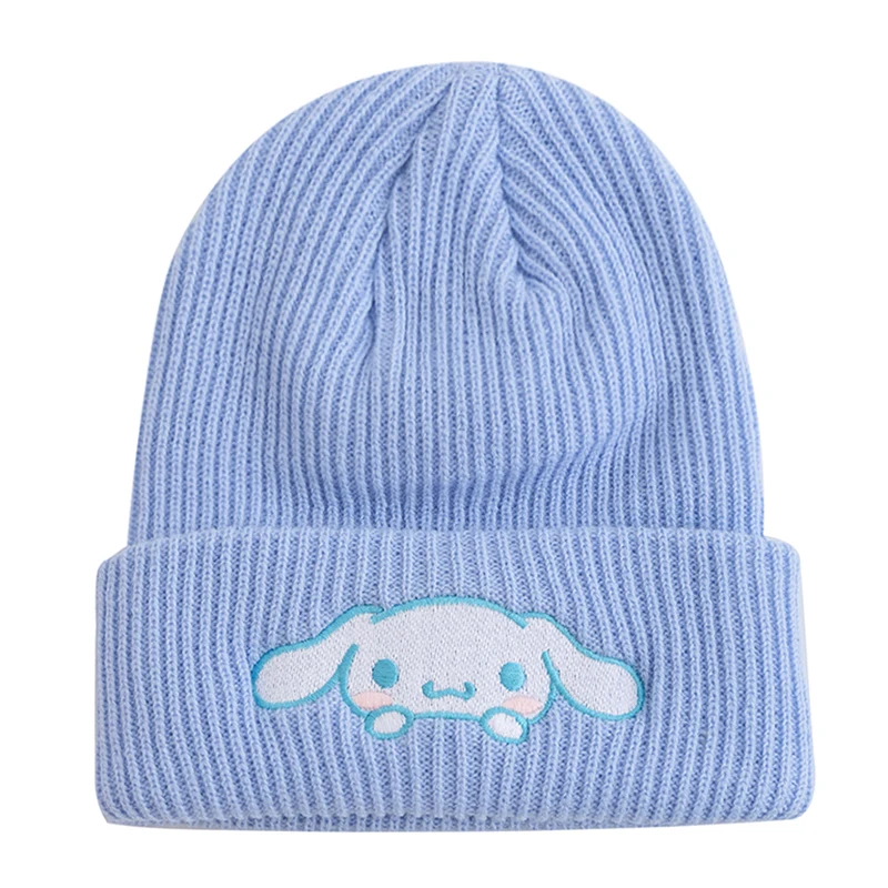 Women Winter Knitted Cap Hot Sale Saniro Hello Kitty Beanie Hat Cute Cartoon Melody