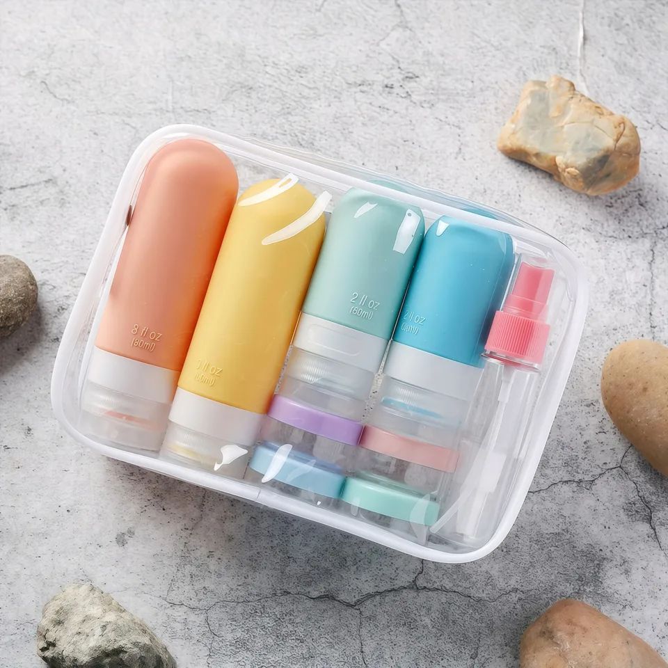 16 Pack TSA-Approved Silicone Travel Bottle Set