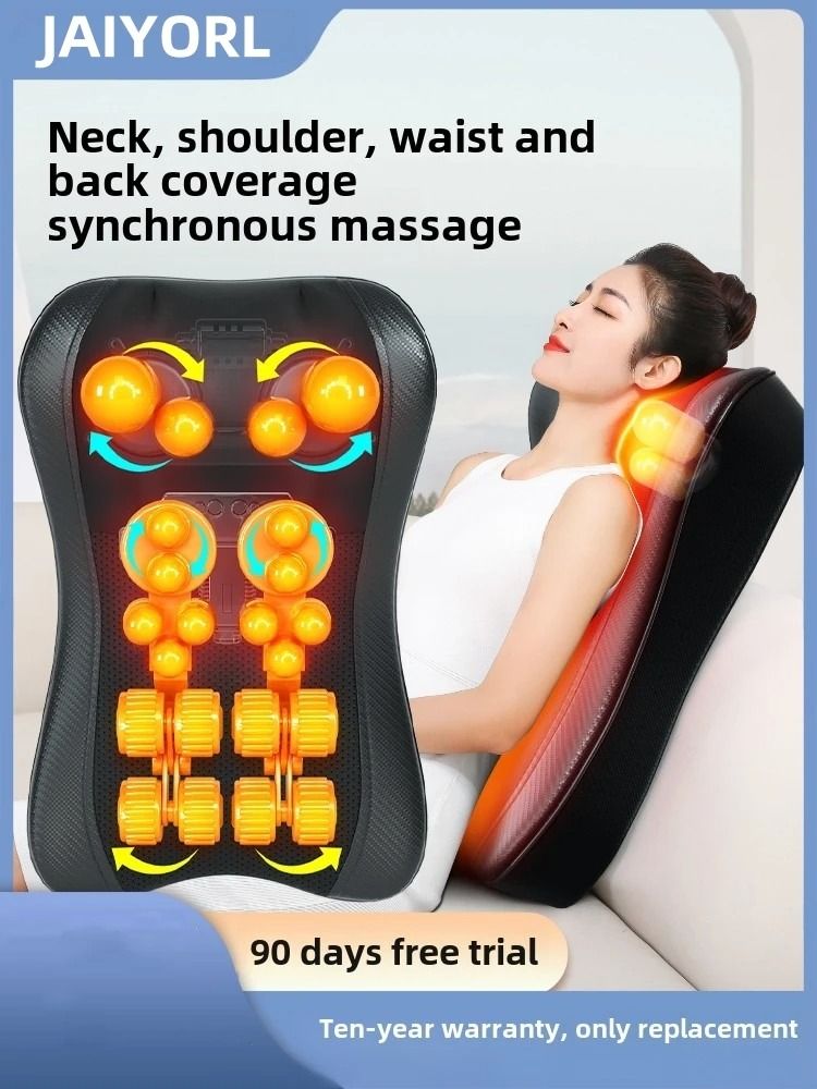 Shiatsu Neck Massage Pillow with Heat for Back Shoulder and Muscle Relaxation