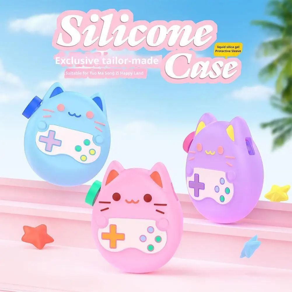 Tamagotchi Paradise Liquid Silicone Protective Case Anti Drop Soft Cover